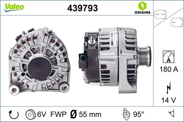 VALEO Alternatör Şarj Dinamosu 180A