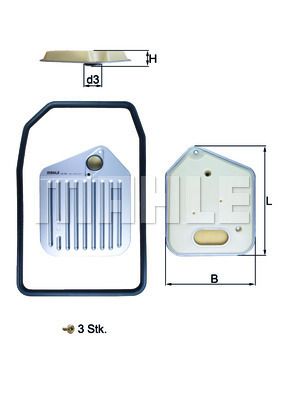 MAHLE Otomatik Şanzıman yağ filtresi