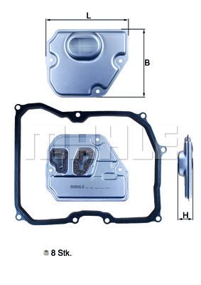 MAHLE Otomatik Şanzıman yağ filtresi