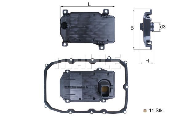 MAHLE Otomatik Şanzıman yağ filtresi