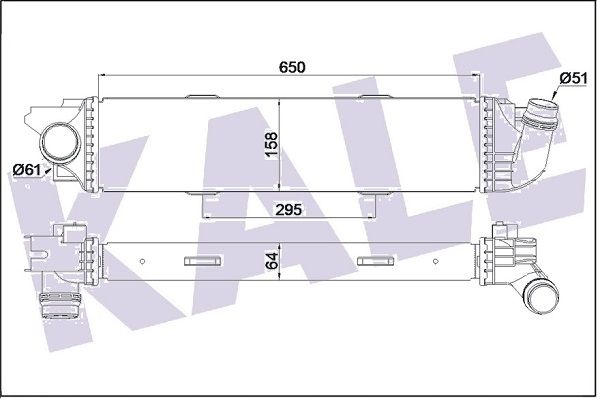 KALE Turbo Radyatörü Intercooler