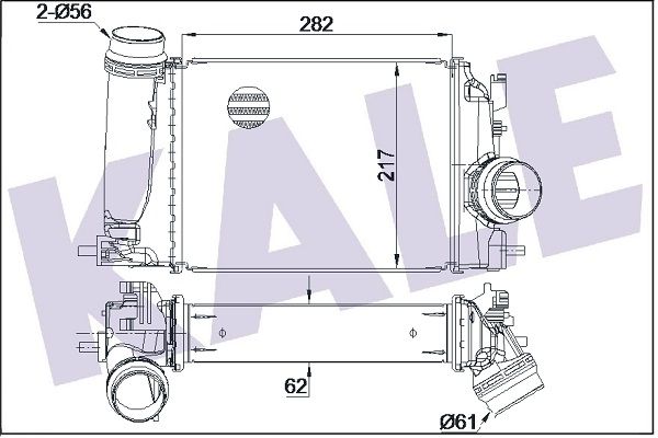 KALE Turbo Radyatörü Intercooler