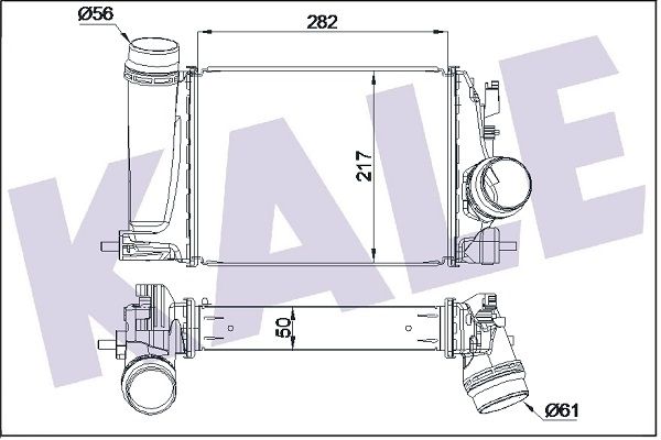 KALE Turbo Radyatörü Intercooler