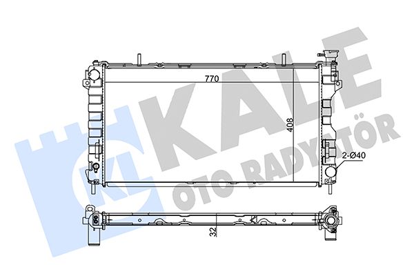KALE Motor Su Radyatörü