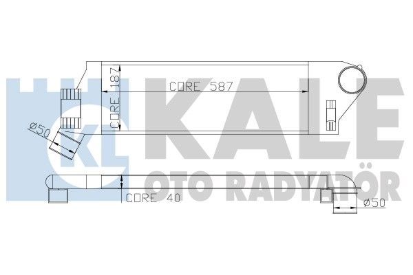 KALE Turbo Radyatörü Intercooler