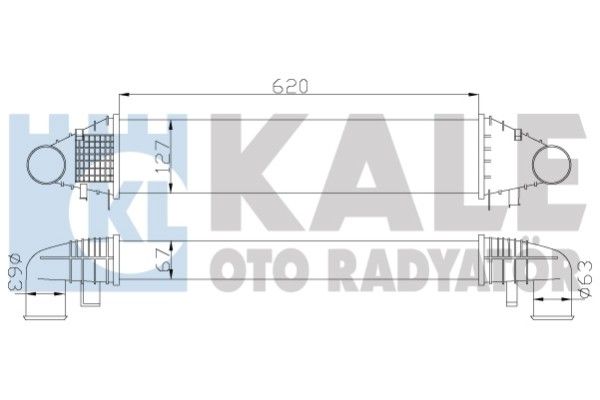 KALE Turbo Radyatörü Intercooler