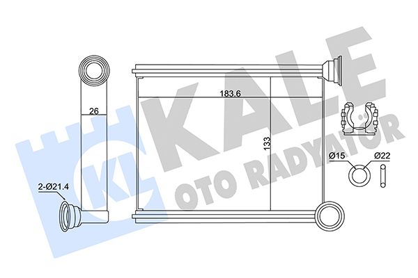 KALE Kalorifer Radyatörü Aluminyum-Brazing