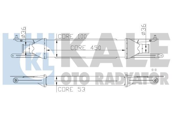 KALE Turbo Radyatörü Intercooler Aluminyum Plastik Brazing