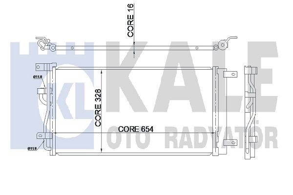 KALE Klima Radyatörü Kondanser