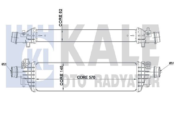 KALE Turbo Radyatörü İntercooler Otomatik