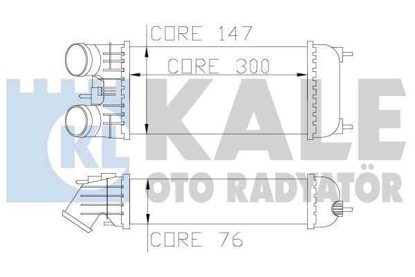 KALE Turbo Radyatörü Intercooler