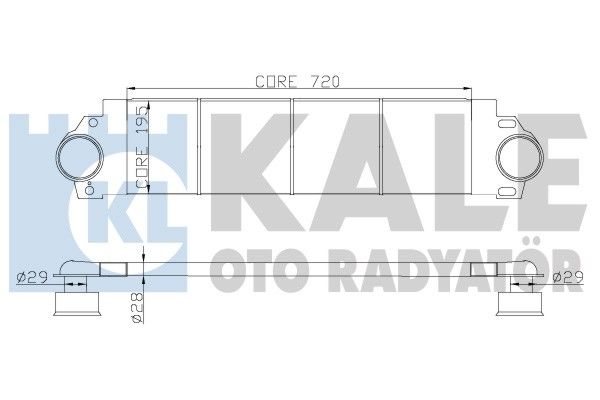 KALE Turbo Radyatörü Intercooler