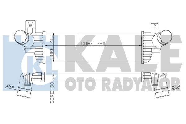 KALE Turbo Radyatörü Intercooler