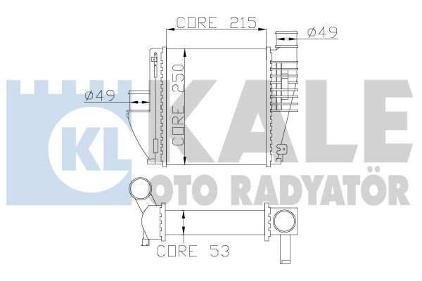 KALE Turbo Radyatörü Intercooler