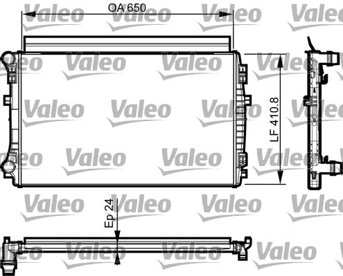 VALEO Motor Su Radyatörü