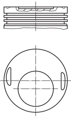 MAHLE Motor Pistonu 95.50mm