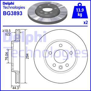 DELPHI Arka Fren Diski