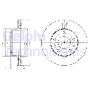 DELPHI Ön Fren Diski Havalı 300Mm