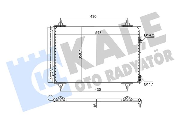 KALE Klima Radyatörü Kondanser