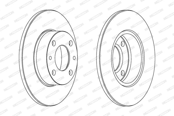 FERODO Ön Fren Diski 227.5 Mm