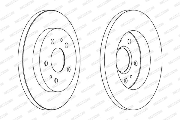 FERODO Ön Fren Diski Havalı (273 5)