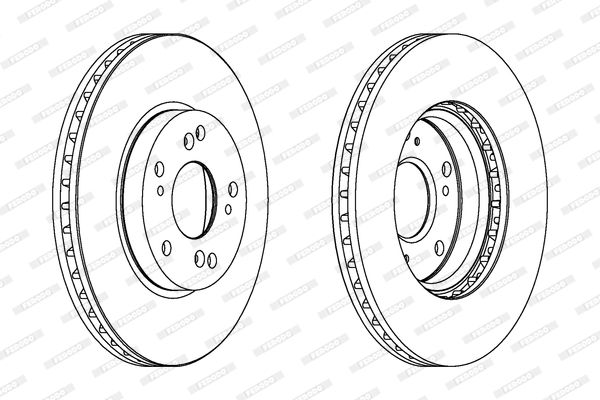 FERODO Ön Fren Diski Havalı (280 5)