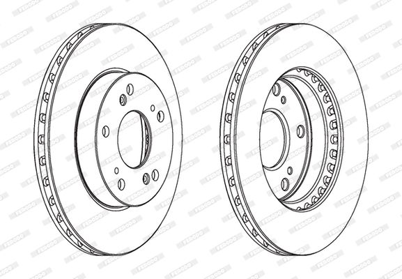 FERODO Ön Fren Diski Havalı (262 5)
