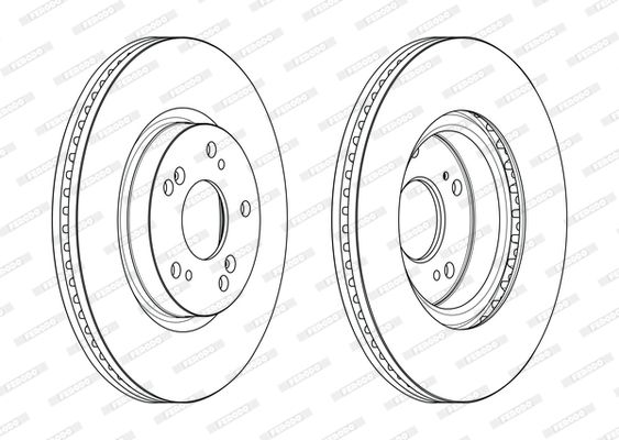 FERODO Ön Fren Diski Havalı 293Mm