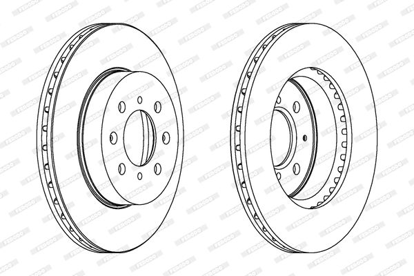 FERODO Ön Fren Diski Havalı (262 4)