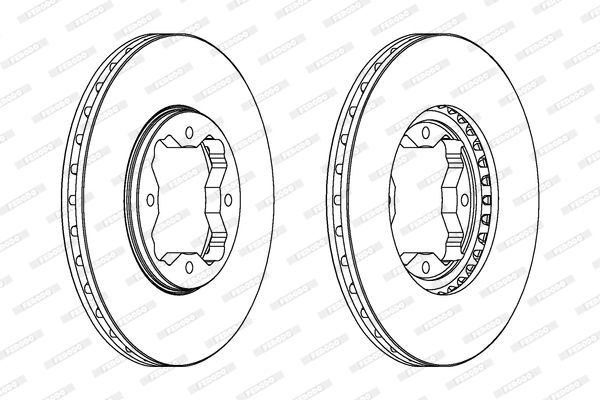 FERODO Ön Fren Diski Havalı Adet