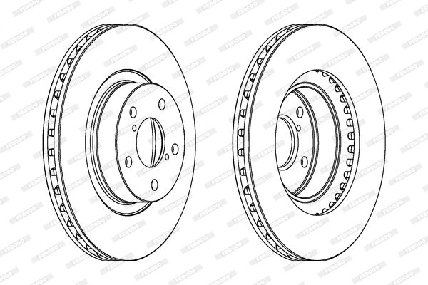 FERODO Ön Fren Diski Havalı Takım 277mm